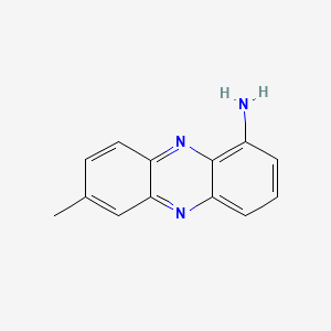 molecular formula C13H11N3 B579504 7-Methylphenazin-1-amine CAS No. 18450-15-2