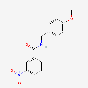 molecular formula C15H14N2O4 B5795067 N-(4-methoxybenzyl)-3-nitrobenzamide 