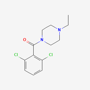 molecular formula C13H16Cl2N2O B5795093 1-(2,6-dichlorobenzoyl)-4-ethylpiperazine 