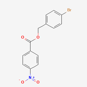 molecular formula C14H10BrNO4 B5795116 4-bromobenzyl 4-nitrobenzoate 