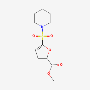 methyl 5-(1-piperidinylsulfonyl)-2-furoate