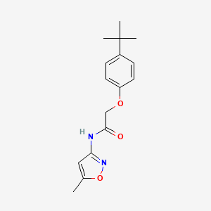molecular formula C16H20N2O3 B5795191 2-(4-tert-butylphenoxy)-N-(5-methyl-3-isoxazolyl)acetamide 