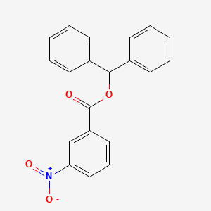 molecular formula C20H15NO4 B5795231 diphenylmethyl 3-nitrobenzoate 