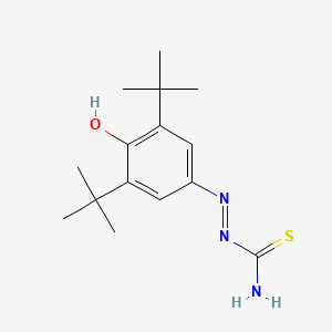molecular formula C15H23N3OS B5795238 2,6-di-tert-butylbenzo-1,4-quinone 4-thiosemicarbazone 