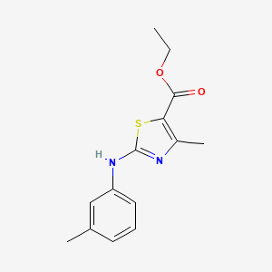 ethyl 4-methyl-2-[(3-methylphenyl)amino]-1,3-thiazole-5-carboxylate