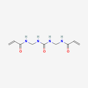 molecular formula C9H14N4O3 B579544 N,N'-Bis(acryloylaminomethyl)urea CAS No. 15268-16-3
