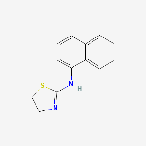 molecular formula C13H12N2S B5795465 N-1-naphthyl-4,5-dihydro-1,3-thiazol-2-amine CAS No. 35160-17-9