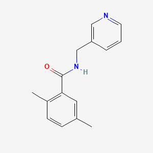 molecular formula C15H16N2O B5795468 2,5-dimethyl-N-(3-pyridinylmethyl)benzamide 