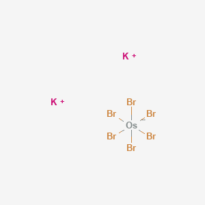 molecular formula Br6K2Os B579548 Dipotassium;hexabromoosmium(2-) CAS No. 16903-69-8