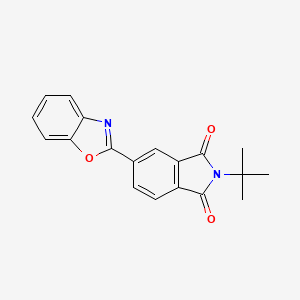 molecular formula C19H16N2O3 B5795513 5-(1,3-benzoxazol-2-yl)-2-tert-butyl-1H-isoindole-1,3(2H)-dione 
