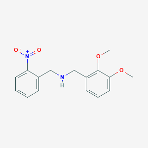 molecular formula C16H18N2O4 B5795524 (2,3-dimethoxybenzyl)(2-nitrobenzyl)amine 