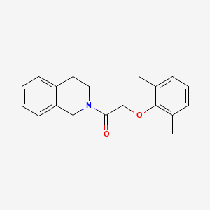 molecular formula C19H21NO2 B5795541 2-[(2,6-dimethylphenoxy)acetyl]-1,2,3,4-tetrahydroisoquinoline 