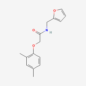 molecular formula C15H17NO3 B5795665 2-(2,4-dimethylphenoxy)-N-(2-furylmethyl)acetamide 