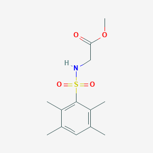 molecular formula C13H19NO4S B5795691 methyl N-[(2,3,5,6-tetramethylphenyl)sulfonyl]glycinate 