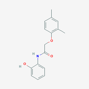 molecular formula C16H17NO3 B5795937 2-(2,4-dimethylphenoxy)-N-(2-hydroxyphenyl)acetamide 