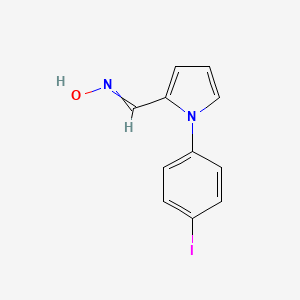 molecular formula C11H9IN2O B5795981 1-(4-iodophenyl)-1H-pyrrole-2-carbaldehyde oxime 