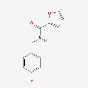 molecular formula C12H10FNO2 B5796016 N-(4-fluorobenzyl)-2-furamide 