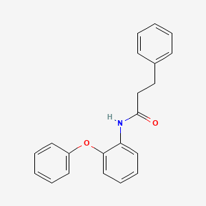 molecular formula C21H19NO2 B5796030 N-(2-phenoxyphenyl)-3-phenylpropanamide 