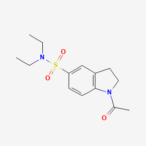 molecular formula C14H20N2O3S B5796137 1-acetyl-N,N-diethylindoline-5-sulfonamide 