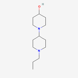 molecular formula C13H26N2O B5796148 1'-propyl-1,4'-bipiperidin-4-ol 
