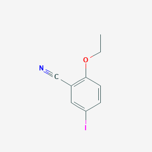 molecular formula C9H8INO B5796152 2-ethoxy-5-iodobenzonitrile 