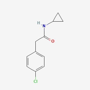 molecular formula C11H12ClNO B5796234 2-(4-chlorophenyl)-N-cyclopropylacetamide 