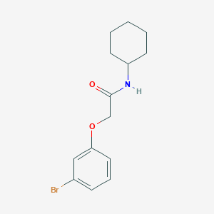 molecular formula C14H18BrNO2 B5796245 2-(3-bromophenoxy)-N-cyclohexylacetamide 