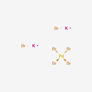 molecular formula Br6K2Pd B579628 Dipotassium;tetrabromopalladium;dibromide CAS No. 16919-74-7