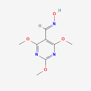 molecular formula C8H11N3O4 B5796290 2,4,6-trimethoxy-5-pyrimidinecarbaldehyde oxime 