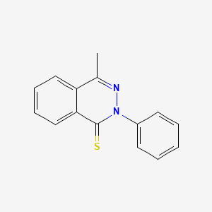 molecular formula C15H12N2S B5796370 4-methyl-2-phenyl-1(2H)-phthalazinethione 