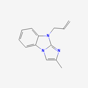 molecular formula C13H13N3 B5796454 9-allyl-2-methyl-9H-imidazo[1,2-a]benzimidazole 