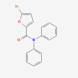 molecular formula C17H12BrNO2 B5796474 5-bromo-N,N-diphenyl-2-furamide 