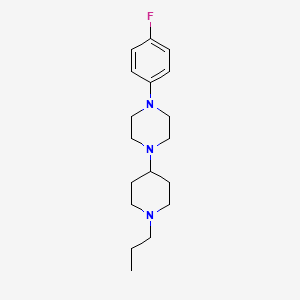molecular formula C18H28FN3 B5796490 1-(4-fluorophenyl)-4-(1-propyl-4-piperidinyl)piperazine 