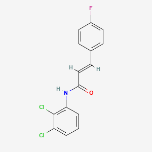 molecular formula C15H10Cl2FNO B5796500 N-(2,3-dichlorophenyl)-3-(4-fluorophenyl)acrylamide 