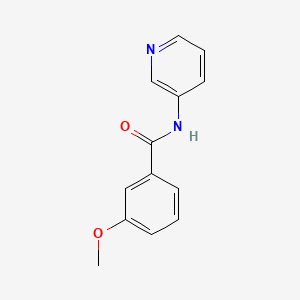 molecular formula C13H12N2O2 B5796567 3-methoxy-N-3-pyridinylbenzamide 