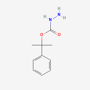 molecular formula C10H14N2O2 B579662 2-Phenylpropan-2-yl hydrazinecarboxylate CAS No. 18597-93-8