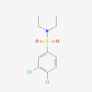 molecular formula C10H13Cl2NO2S B5796628 3,4-dichloro-N,N-diethylbenzenesulfonamide 