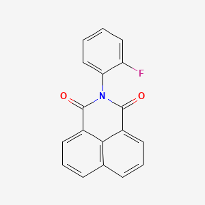 molecular formula C18H10FNO2 B5796653 2-(2-fluorophenyl)-1H-benzo[de]isoquinoline-1,3(2H)-dione 