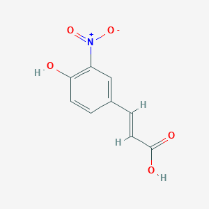 molecular formula C9H7NO5 B579675 4-Hydroxy-3-nitrocinnamic acid CAS No. 19006-46-3