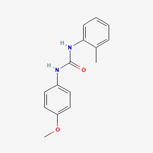 molecular formula C15H16N2O2 B5796874 N-(4-methoxyphenyl)-N'-(2-methylphenyl)urea CAS No. 106106-60-9