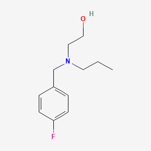 molecular formula C12H18FNO B5796880 2-[(4-fluorobenzyl)(propyl)amino]ethanol 