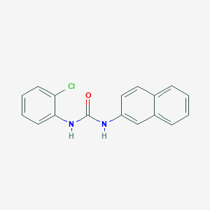 molecular formula C17H13ClN2O B5796906 N-(2-chlorophenyl)-N'-2-naphthylurea 