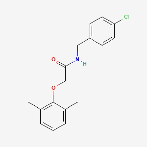 molecular formula C17H18ClNO2 B5796976 N-(4-chlorobenzyl)-2-(2,6-dimethylphenoxy)acetamide 