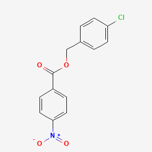 molecular formula C14H10ClNO4 B5797093 4-chlorobenzyl 4-nitrobenzoate 
