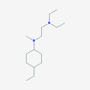 molecular formula C15H32N2 B5797130 N,N-diethyl-N'-(4-ethylcyclohexyl)-N'-methyl-1,2-ethanediamine 