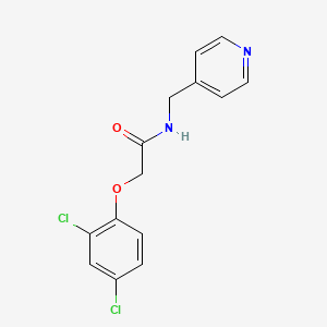 molecular formula C14H12Cl2N2O2 B5797191 2-(2,4-dichlorophenoxy)-N-(4-pyridinylmethyl)acetamide 