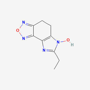 molecular formula C9H10N4O2 B5797256 7-ethyl-4,5-dihydro-6H-imidazo[4,5-e][2,1,3]benzoxadiazol-6-ol 
