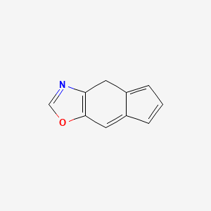 molecular formula C10H7NO B579726 4H-Indeno[5,6-d]oxazole CAS No. 17491-88-2