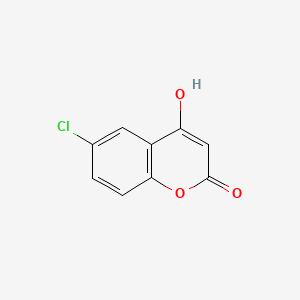 molecular formula C9H5ClO3 B579727 6-氯-4-羟基香豆素 CAS No. 19484-57-2