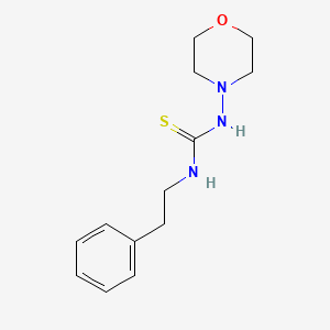 molecular formula C13H19N3OS B5797274 N-4-morpholinyl-N'-(2-phenylethyl)thiourea 